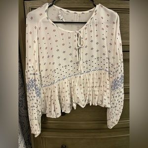 O’Neill Long Sleeve Patterned Top